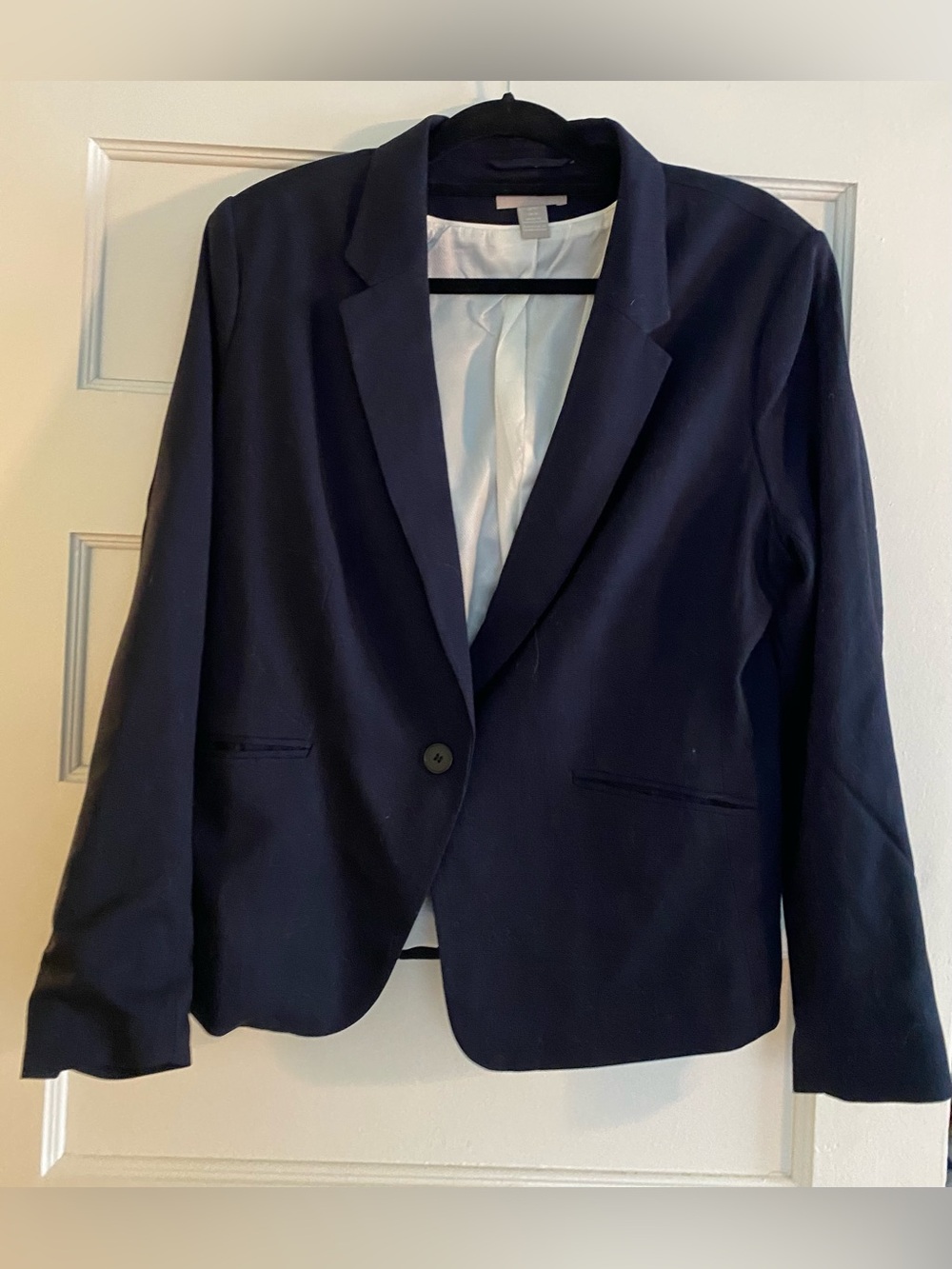 Fairly Standard H & M Navy Single-Button Blazer